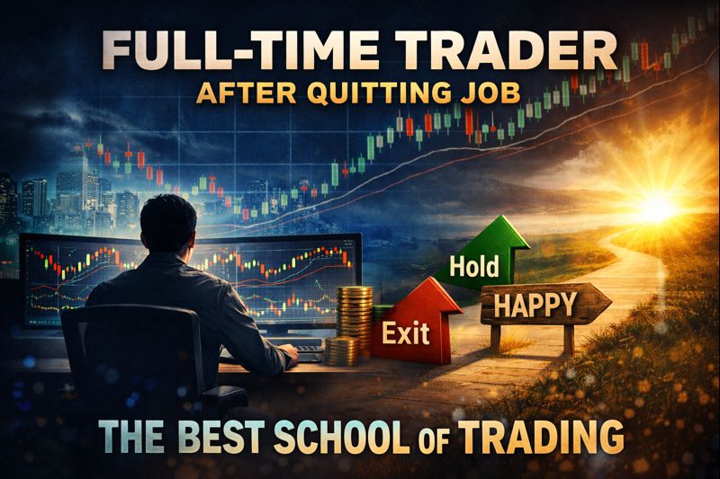 会社を退職し専業トレーダーとして相場に向き合う男性が、チャートを前に気づいたこと。